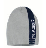 Boys' Gray Printed Beanie ~6-12 years | 42/209-G