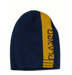 Boys' Dark Blue Printed Beanie ~6-12 years | 42/209-DB