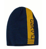 Boys' Dark Blue Printed Beanie ~6-12 years | 42/209-DB