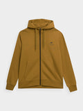 4F Men's Mustard Zip Up Hooded Sweatshirt | SM0774-74S