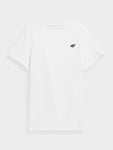 Men's 4F White T-shirt with Logo | TSHM0876-10S