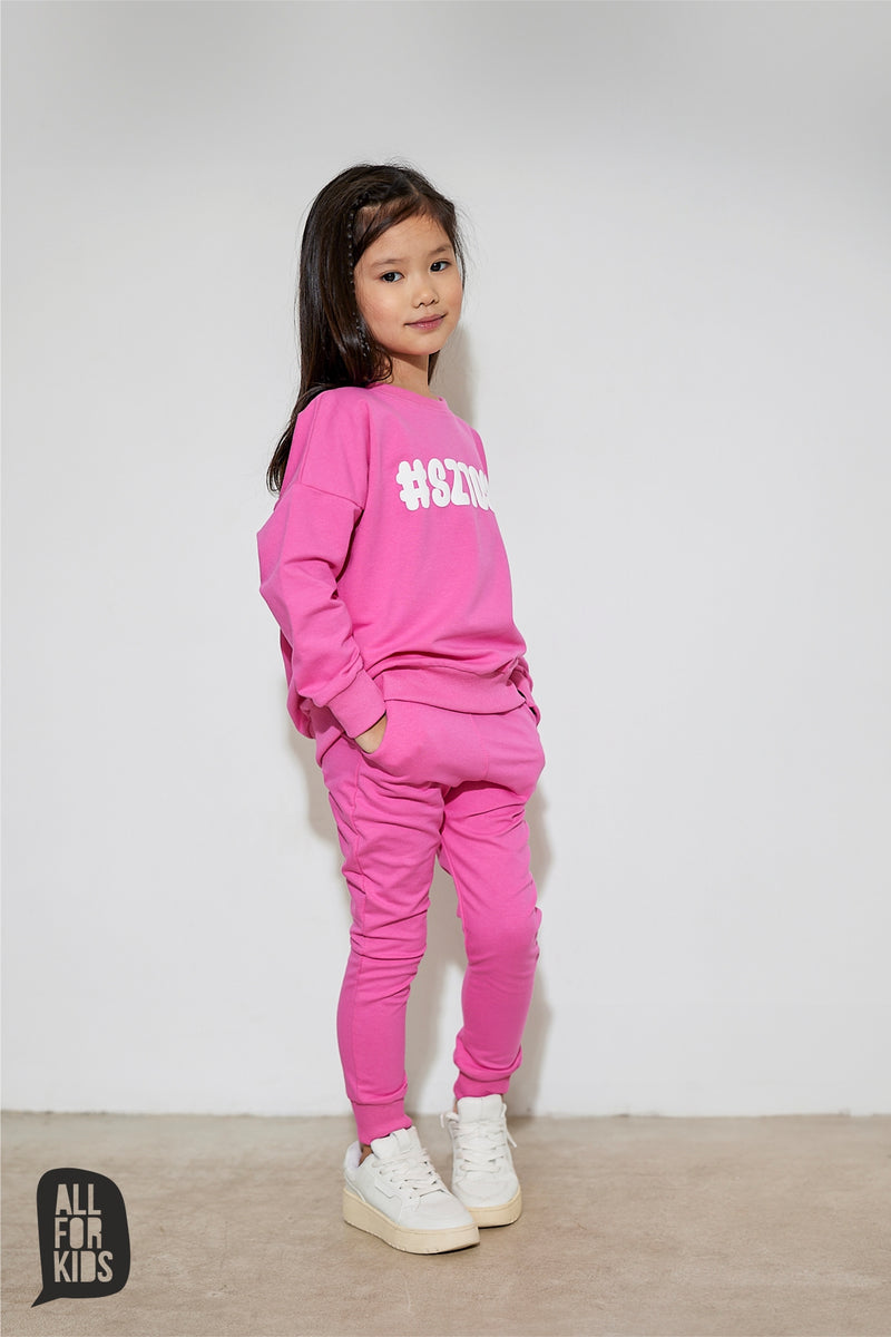 All For Kids Girls' Pink Sweatshirt with Funny Print - #SZTOSIK | S-16 ...