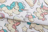 100% Cotton White Pillowcase with Unicorn Pattern - Poszewka na Poduszkę Jasiek | BL-17