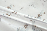 100% Cotton White Pillowcase with Geese Pattern - Poszewka na Poduszkę Jasiek | BL-200