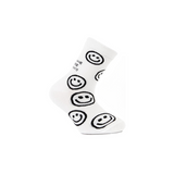 Kids' White Ankle Socks with Funny Print | CSG200-013-W