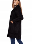 Classic Black Alpaca Coat | 22ZH2245-BL