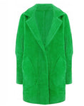 Classic Green Alpaca Coat | 22ZH2245-GR