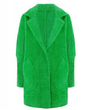 Classic Green Alpaca Coat | 22ZH2245-GR