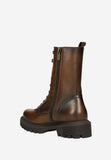 Wojas Brown Insulated Leather Ankle Boots | 6411752