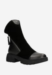 Wojas Black Combined Leather Ankle Boots | 5524671