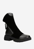 Wojas Black Combined Leather Ankle Boots | 5524671