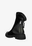 Wojas Black Combined Leather Ankle Boots | 5524671