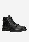 Wojas Black Insulated Leather Ankle Boots | 2408871