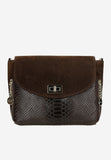 Wojas Dark Brown Leather Crossbody Bag | 8015772