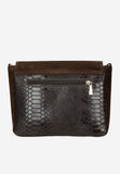 Wojas Dark Brown Leather Crossbody Bag | 8015772