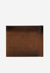 Wojas Brown Embossed Leather Wallet | 9108092