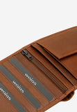 Wojas Brown Embossed Leather Wallet | 9108092