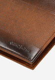 Wojas Brown Embossed Leather Wallet | 9108092