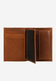 Wojas Brown Leather Wallet with Black Stripe | 9108292
