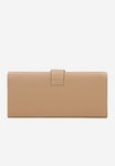 Wojas Large Beige Leather Wallet with Golden Logo | 9106054