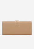 Wojas Large Beige Leather Wallet with Golden Logo | 9106054