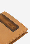 Wojas Light Brown Leather Wallet with Dark Stripe | 9107792