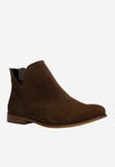 Wojas Dark Brown Leather Ankle Boots | 5500262