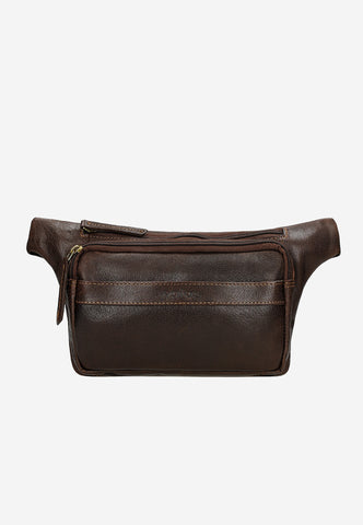 Wojas Brown Leather Waist Bag | 9002252