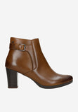 Wojas Brown Insulated Leather Ankle Boots with Strap | 5529153