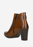 Wojas Brown Insulated Leather Ankle Boots with Strap | 5529153