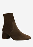 Wojas Brown Velour Leather Ankle Boots | 5509462