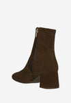 Wojas Brown Velour Leather Ankle Boots | 5509462