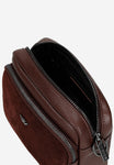 Wojas Burgundy Leather Crossbody Bag | 8031775