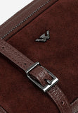 Wojas Burgundy Leather Crossbody Bag | 8031775