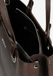 Wojas Dark Brown Leather Large Tote Bag | 8042752