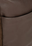 Wojas Dark Brown Leather Messenger Bag | 981973