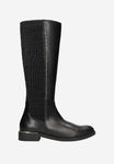 Wojas Black Insulated Leather Knee High Boots | 7106181