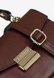 Wojas Burgundy Leather Crossbody Bag | 8040255