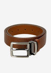 Wojas Brown Embossed Leather Belt | 9312352