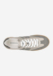 Wojas Gray Leather Sneakers | 1023470