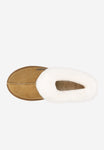 Wojas RELAKS Women's Light Brown Leather Slippers with Merino Wool | 3400064