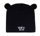 Boys' Black Beanie with Ears ~2-6 years | 46/124-BL