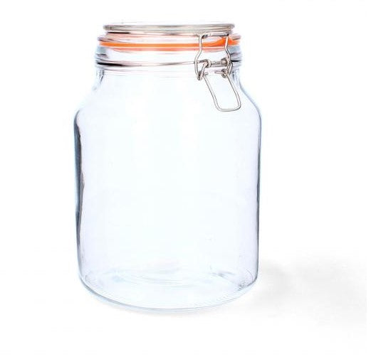 8.5 Liters Barrel Shape Glass Jar with Lid