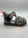 Boys' Gray Closed-Toe Sandals | C-T9865-C