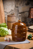 16 Liters Stoneware Pickling Crock Pot with Lid - Kamionka | KR-09-16