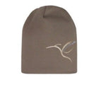 Girls' Light Brown Beanie with Decorative Pattern | 46/164-LBR