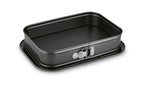 Spring-form Rectangle Black Non-Stick Baking Pan 13.38 in x 9.44 in | DJ-05