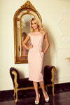 Powder Pink Midi Dress | 144-6