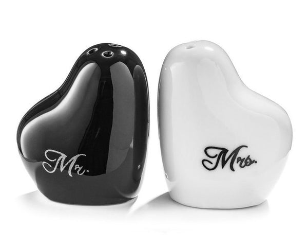 Heart Salt and Pepper Shakers