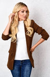 Italian Style Chocolate Brown Blazer | HAL-147-B